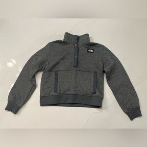North Face Girls Size 12 Quarter Button Pullover Coat